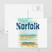Norfolk Postcard Postkarte (Vorne/Hinten)