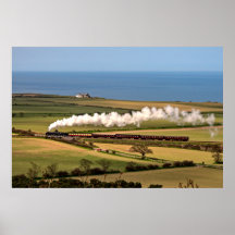 Norfolk Railway (3581 April 2015) Poster
