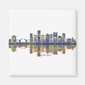 Norfolk Skyline Magnet (Vorne)