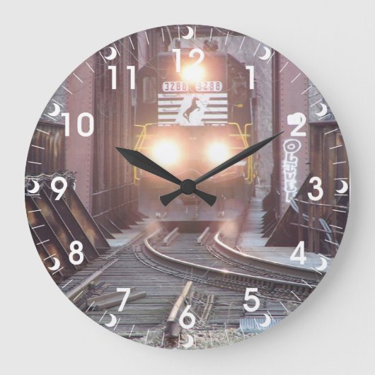 Norfolk Southern #3288 Wall Clock Große Wanduhr (Vorderseite)