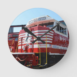 Norfolk Südbahn 911 Diesellokomotive Runde Wanduhr