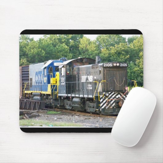 Norfolk südlicher Schalter 1001 2105 u. CSX 1537 Mousepad (Mit Mouse)