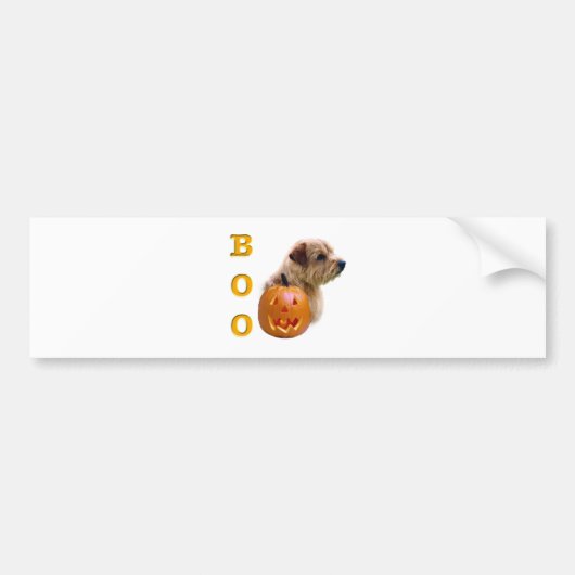 Norfolk Terrier Boo Autoaufkleber (Vorne)