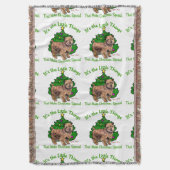 Norfolk Terrier Christmas Decke (Vorderseite Vertikal)