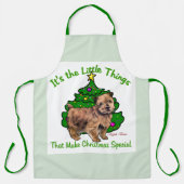 Norfolk Terrier Christmas Geschenke Schürze (Vorderseite)