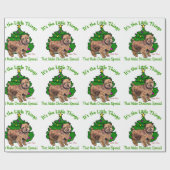 Norfolk Terrier Christmas Geschenkpapier (Flach)
