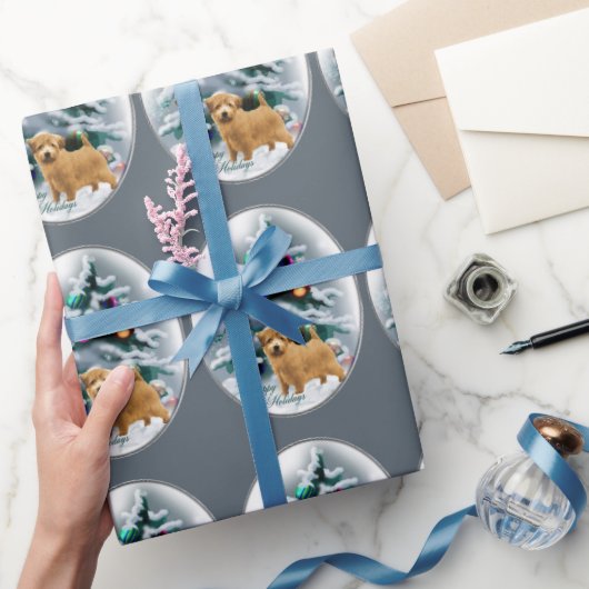 Norfolk Terrier Christmas Geschenkpapier (Schenken)