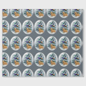 Norfolk Terrier Christmas Geschenkpapier (Flach)