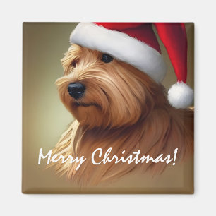 Norfolk Terrier Christmas Magnet