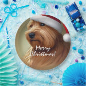 Norfolk Terrier Christmas Pappteller (Party)