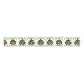 Norfolk Terrier Christmas Ripsband (Vorderseite)