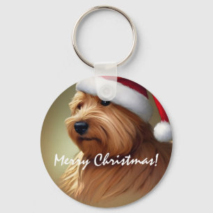 Norfolk Terrier Christmas Schlüsselanhänger