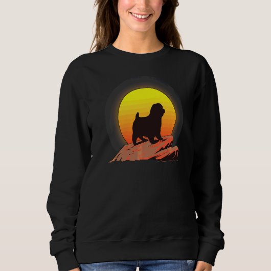 Norfolk Terrier Dog Sunrise Sweatshirt (Vorderseite)