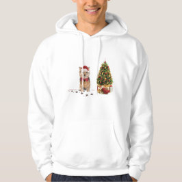 Norfolk Terrier Funny Christmas Dog mit Baum Hoodie