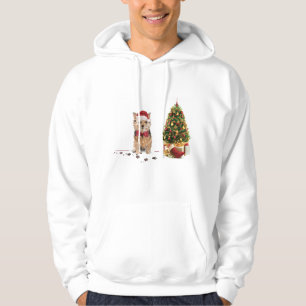 Norfolk Terrier Funny Christmas Dog mit Baum Hoodie