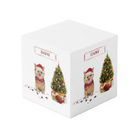 Norfolk Terrier Funny Christmas Dog mit Baum