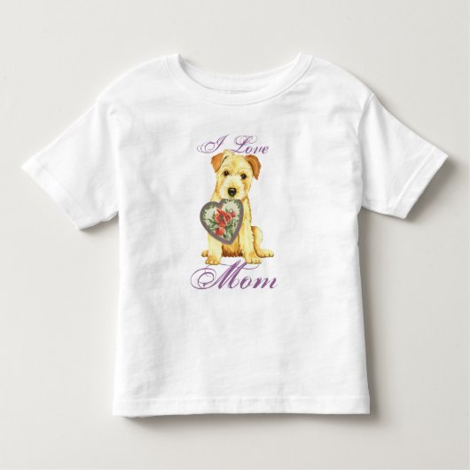 Norfolk Terrier Heart Mama Kleinkind T-shirt (Vorderseite)