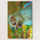 Norfolk Terrier Hund. Puzzle (Vertikal)