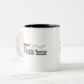 Norfolk Terrier (I Liebe) Tasse (Vorderseite Links)
