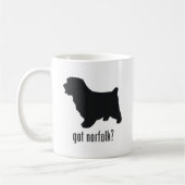 Norfolk Terrier Kaffeetasse (Links)