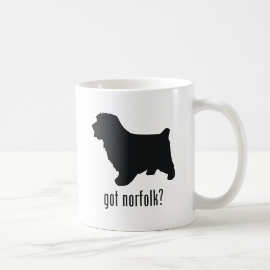 Norfolk Terrier Kaffeetasse (Rechts)