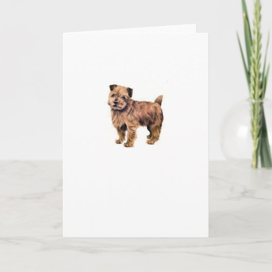 Norfolk Terrier Karte (Vorderseite)