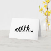 Norfolk Terrier Karte (Gelbe Blume)