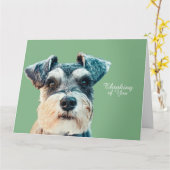 Norfolk Terrier Karte (Gelbe Blume)
