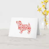 Norfolk Terrier Karte (Gelbe Blume)