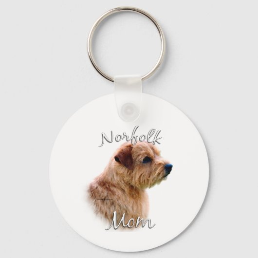 Norfolk Terrier Mama 2 Schlüsselanhänger (Vorderseite)