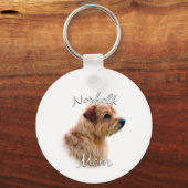 Norfolk Terrier Mama 2 Schlüsselanhänger (Rückseite)