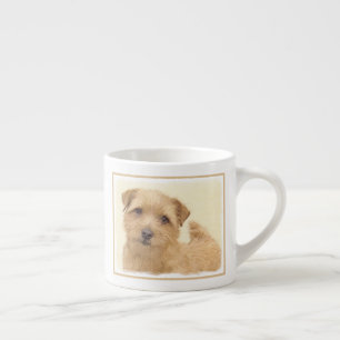 Norfolk Terrier Painting - Original Dog Art Espressotasse