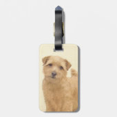 Norfolk Terrier Painting - Original Dog Art Gepäckanhänger (Rückseite vertikal)