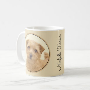 Norfolk Terrier Painting - Original Dog Art Kaffeetasse