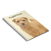 Norfolk Terrier Painting - Original Dog Art Notizblock (Rechte Seite)