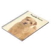 Norfolk Terrier Painting - Original Dog Art Notizblock (Linke Seite)