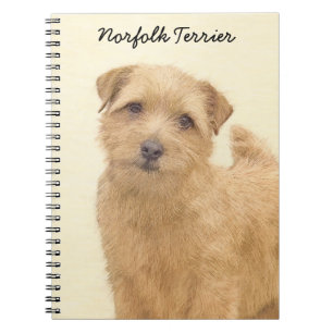 Norfolk Terrier Painting - Original Dog Art Notizblock
