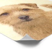 Norfolk Terrier Painting - Original Dog Art Poster (Ecke)