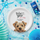 Norfolk Terrier Pappteller (Party)