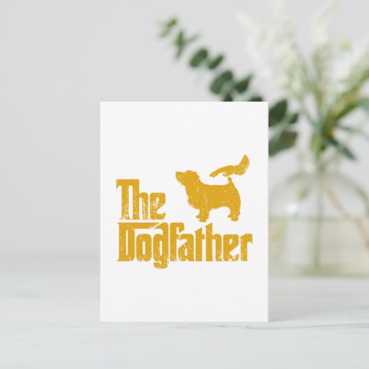 Norfolk Terrier Postkarte (Stehend Vorderseite)