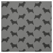 Norfolk-Terrier-Silhouette-Muster Stoff (Muster)