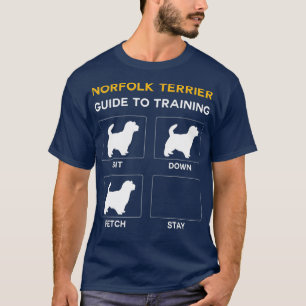 Norfolk Terrier trainiert Dog Obedience Dog T-Shirt