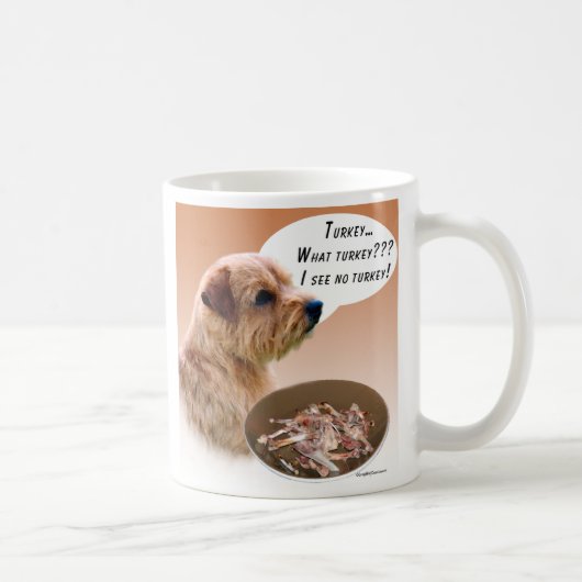 Norfolk Terrier Türkei Kaffeetasse (Rechts)