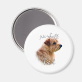 Norfolk Terrier Vater 2 Magnet (Vorderseite/Rückseite)