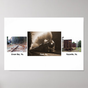Norfolk- und Western-611-The Geist von Roanoke Poster
