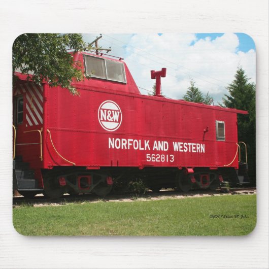 Norfolk und WesternRailcar Mousepad (Vorne)