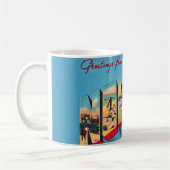 Norfolk VA Gruß Postkarten Tasse (Links)