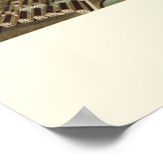 Norfolk, VA Panoramic Map - 1892 Poster (Ecke)