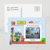 Norfolk, VA Postkarte (Vorne/Hinten)