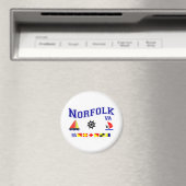 Norfolk VA Signal Flags Magnet (In Situ (Geschirrspüler))